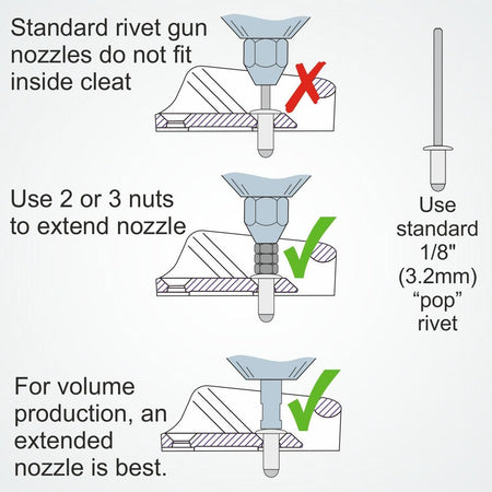 Clamcleat CL270AN Micros 1-4 mm – Offene Seilklemme Alu eloxiert