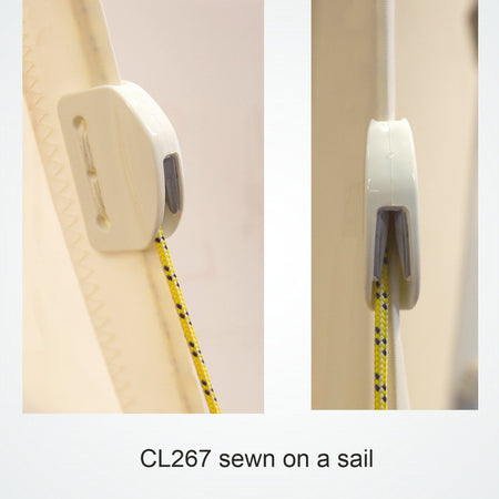 CLAMCLEAT CL267 Micros Liekleinenklemme Nylon mit Aluklemme -