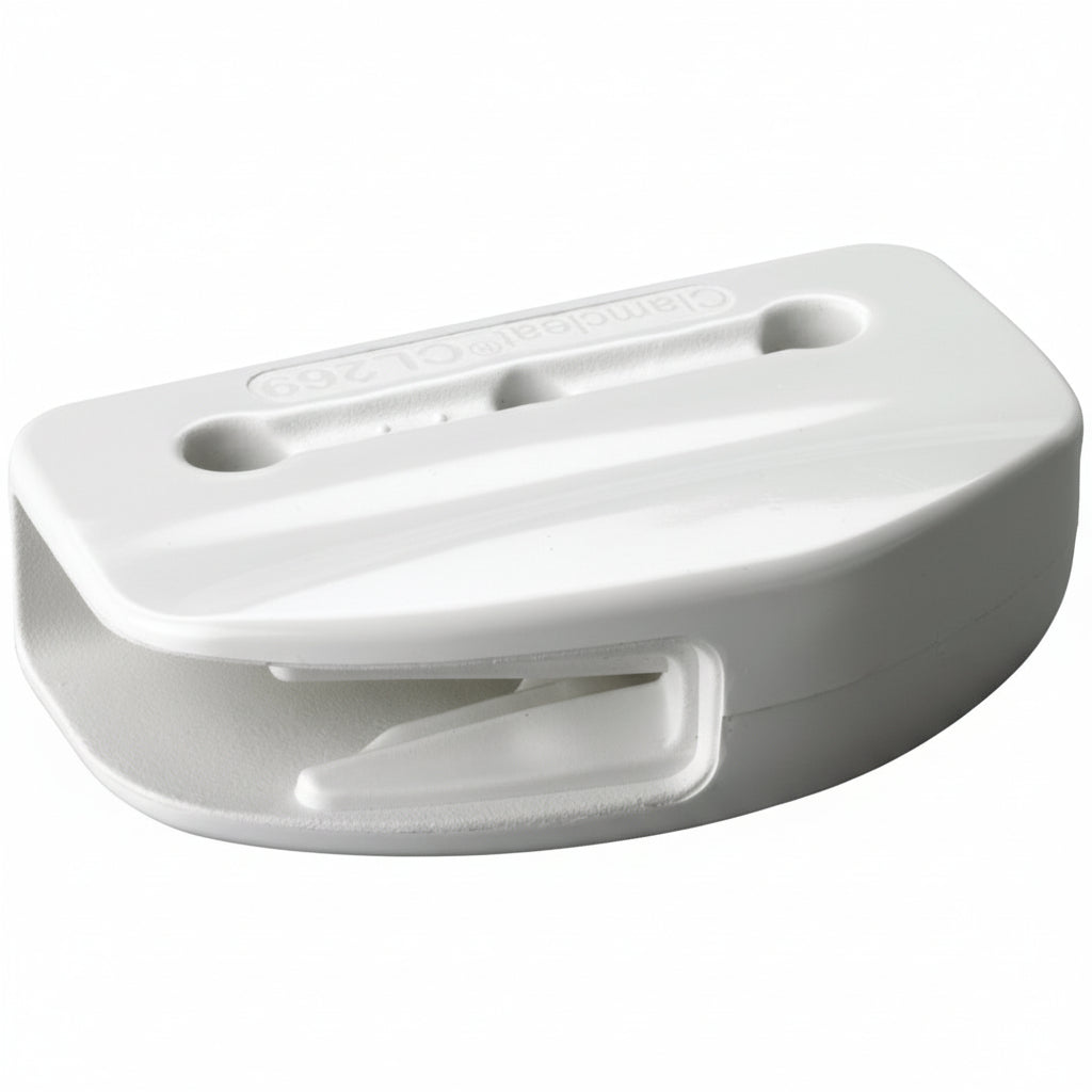 CLAMCLEAT CL269 Micros Liekleinenklemme Nylon 1-4mm - Kompakte Klemme