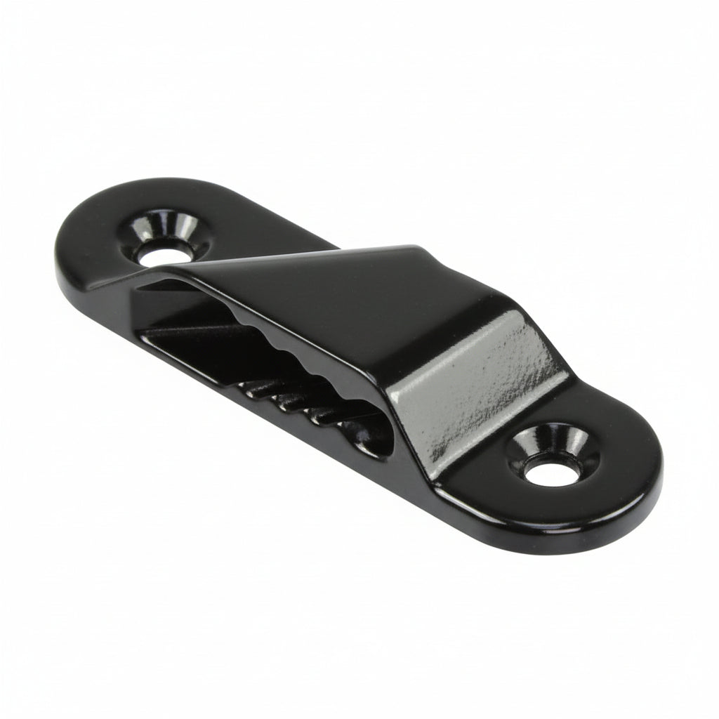 CLAMCLEAT CL281 Sail Line Liekleinenklemme Backbord Nylon 3-6mm - 1 Stück Schwarz