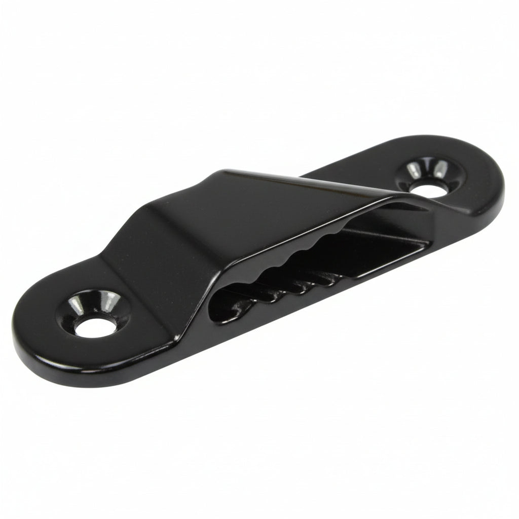 CLAMCLEAT CL283W Sail Line Liekleinenklemme Steuerbord weiß Nylon 3-6mm - 1 Stück Schwarz