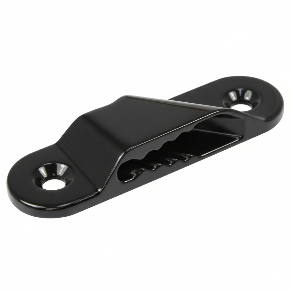 CLAMCLEAT CL283W Sail Line Liekleinenklemme Steuerbord weiß Nylon 3-6mm - 1 Stück Schwarz