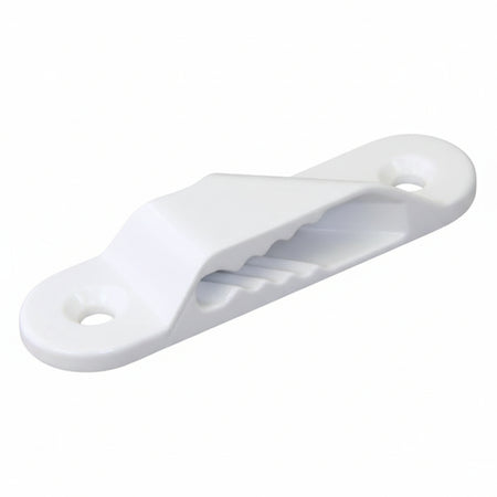 CLAMCLEAT CL283W Sail Line Liekleinenklemme Steuerbord weiß Nylon 3-6mm - 1 Stück Weiß