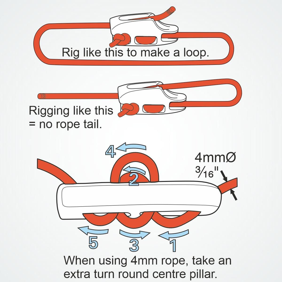 CL285 Tauklemme Mk2 Clamcleat Aluminium harteloxiert 4-6mm