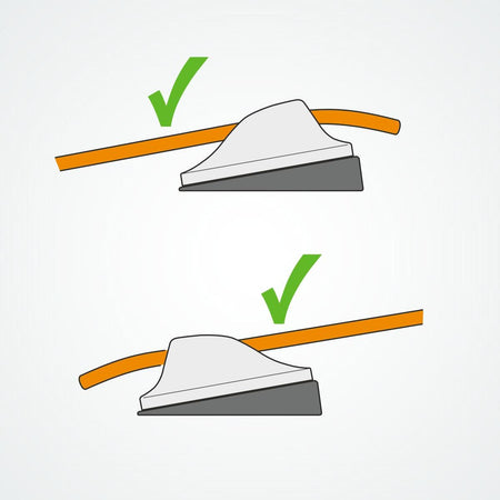 Clamcleat® CL802 Keiluntersatz – Tapered Pad für CL204 und CL222 Klemmen