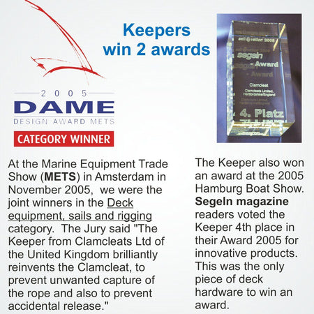 Clamcleat® CL814 Keeper Acetal für CL203 CL211 CL217 CL218 CL236 CL704