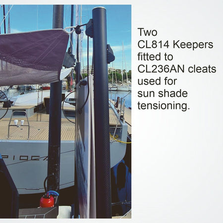 Clamcleat® CL814 Keeper Acetal für CL203 CL211 CL217 CL218 CL236 CL704