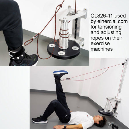 CL82611AN Tauklemme Clamcleat Aluminium silber 4-6mm