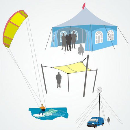 CL82611AN Tauklemme Clamcleat Aluminium silber 4-6mm