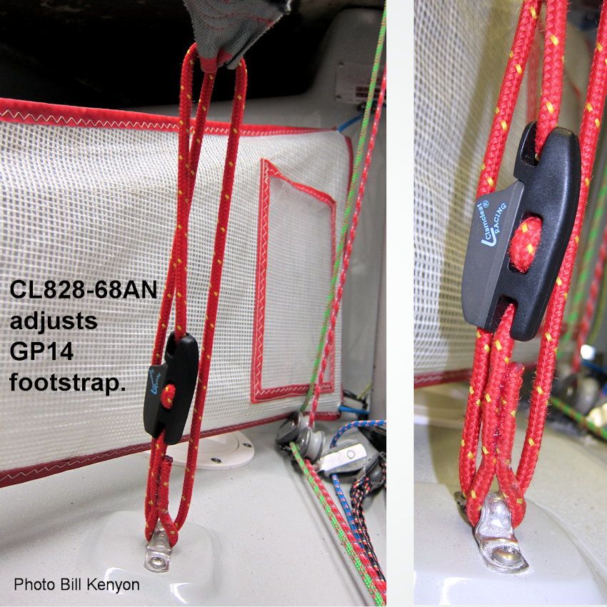 CL82868AN Tauklemme Clamcleat Alu harteloxiert mit CL268AN 3-4mm