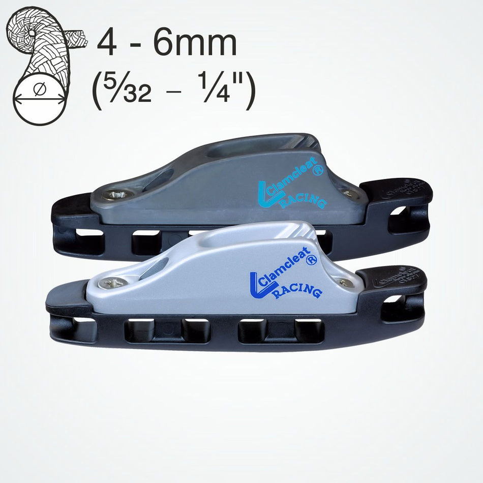 CL82711AN Tauklemme Clamcleat Alu harteloxiert mit CL211AN-I 4-6mm