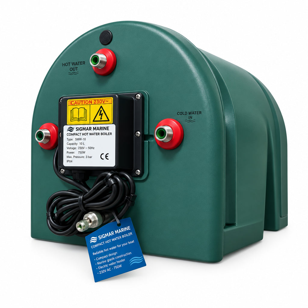 SIGMAR MARINE COMPACT Warmwasserboiler – 20–40 Liter, 230 V / 800 W