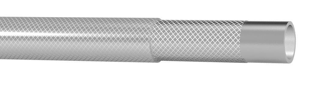 Trinkwasserschlauch PVC mit Gewebeeinlage Transparent - Verschiedene Größen