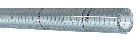 Saug- und Druckschlauch PVC Transparent mit Stahlspirale - Verschiedene Größen