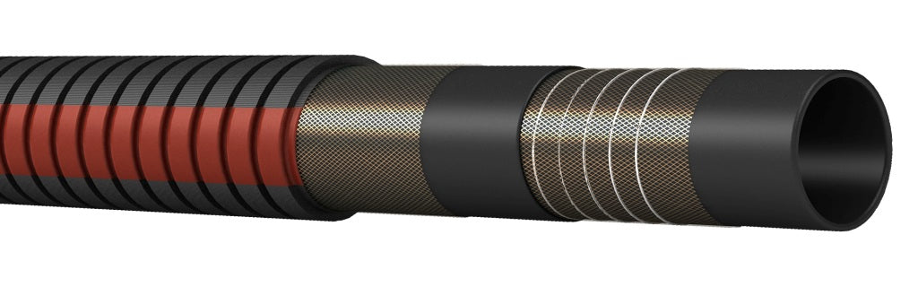Kühlwasserschlauch PE mit Stahlspirale - Hochtemperaturbeständig bis +120°C