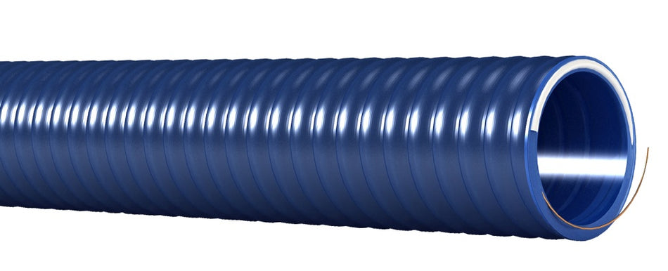 Ölschlauch PVC mit Hart-PVC-Spirale - Antistatisch mit Kupferlitze