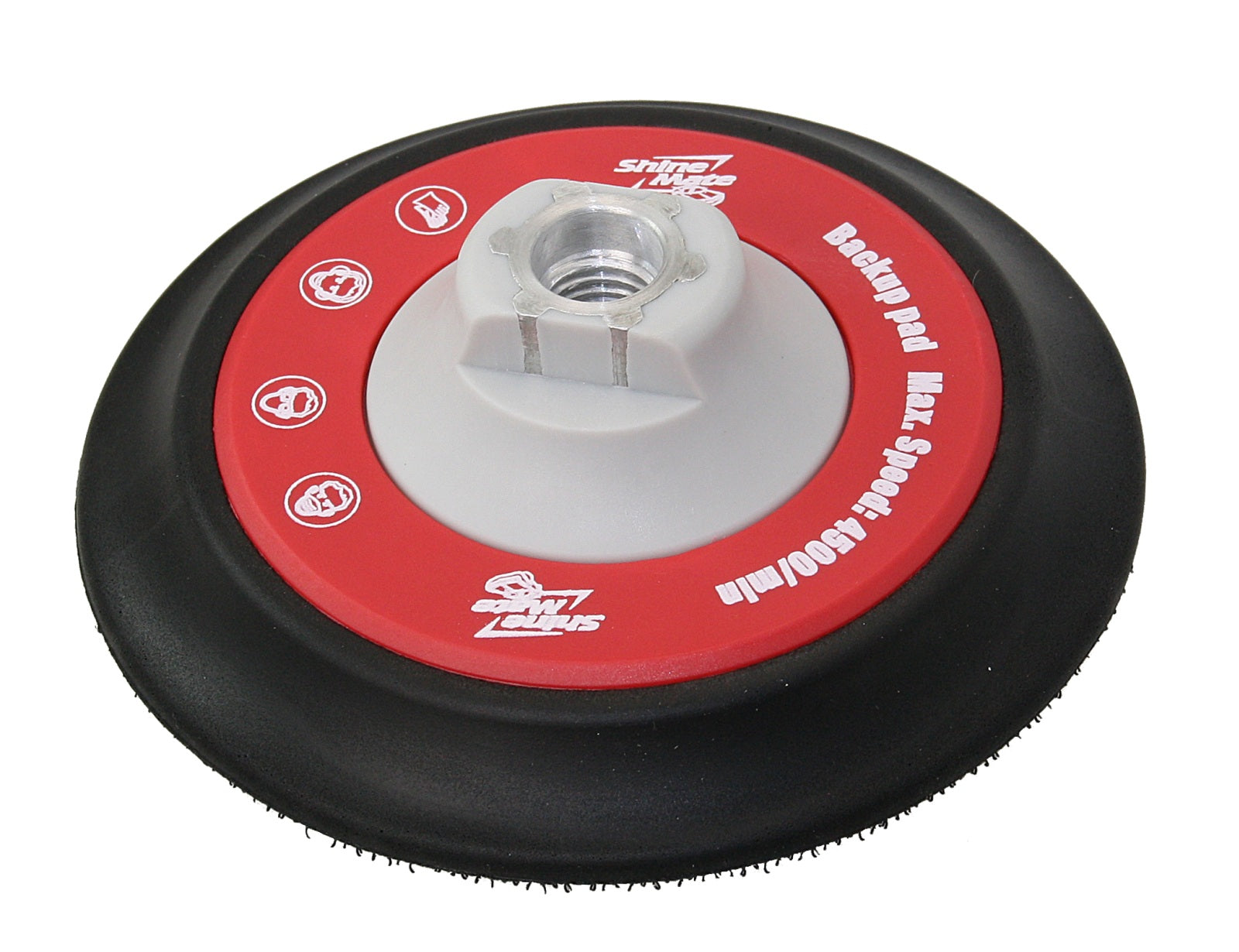 Polierteller M14 73mm & 122mm – weich & medium – Klett – preiswert 122 mm weich