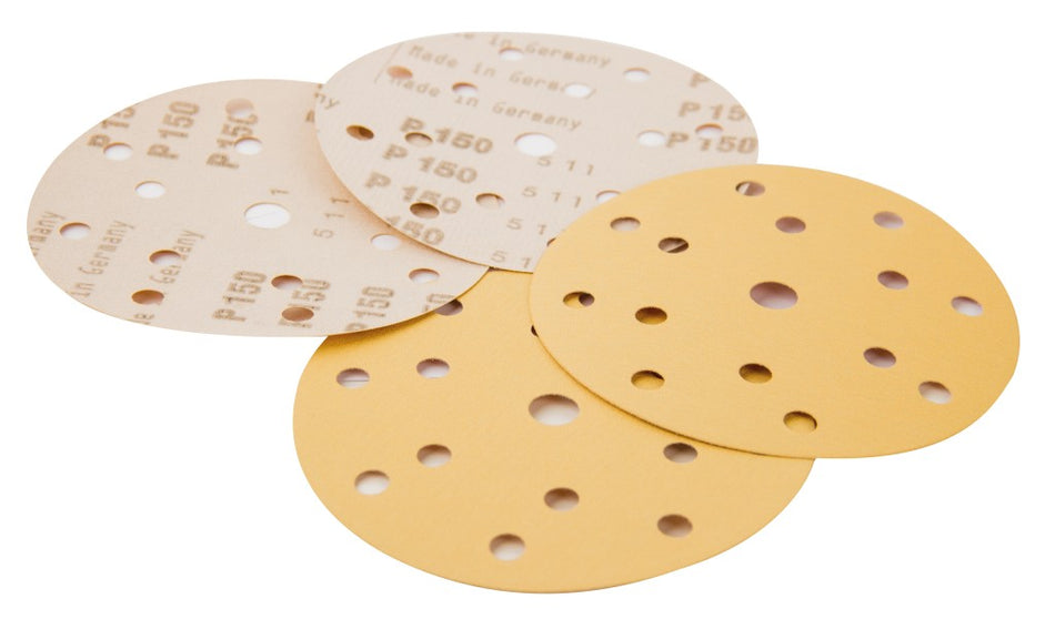 Schleifscheiben 150mm & 76mm gelocht – P40-P800 – 50-100 Stück