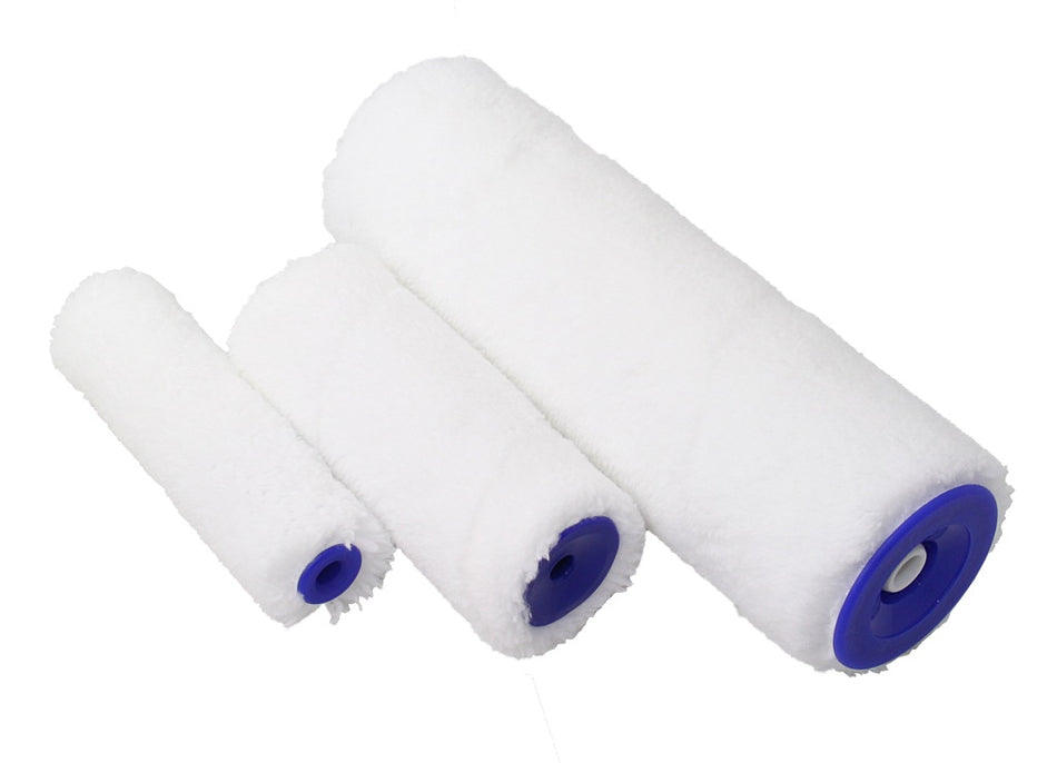Mikrofaser Lackierrolle weiß – 10cm & 18cm – Florhöhe 8mm – für Antifouling
