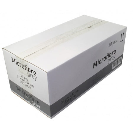 Mikrofasertuch EcoClean 37x37cm grau – 40 Stück – kostengünstig & effektiv