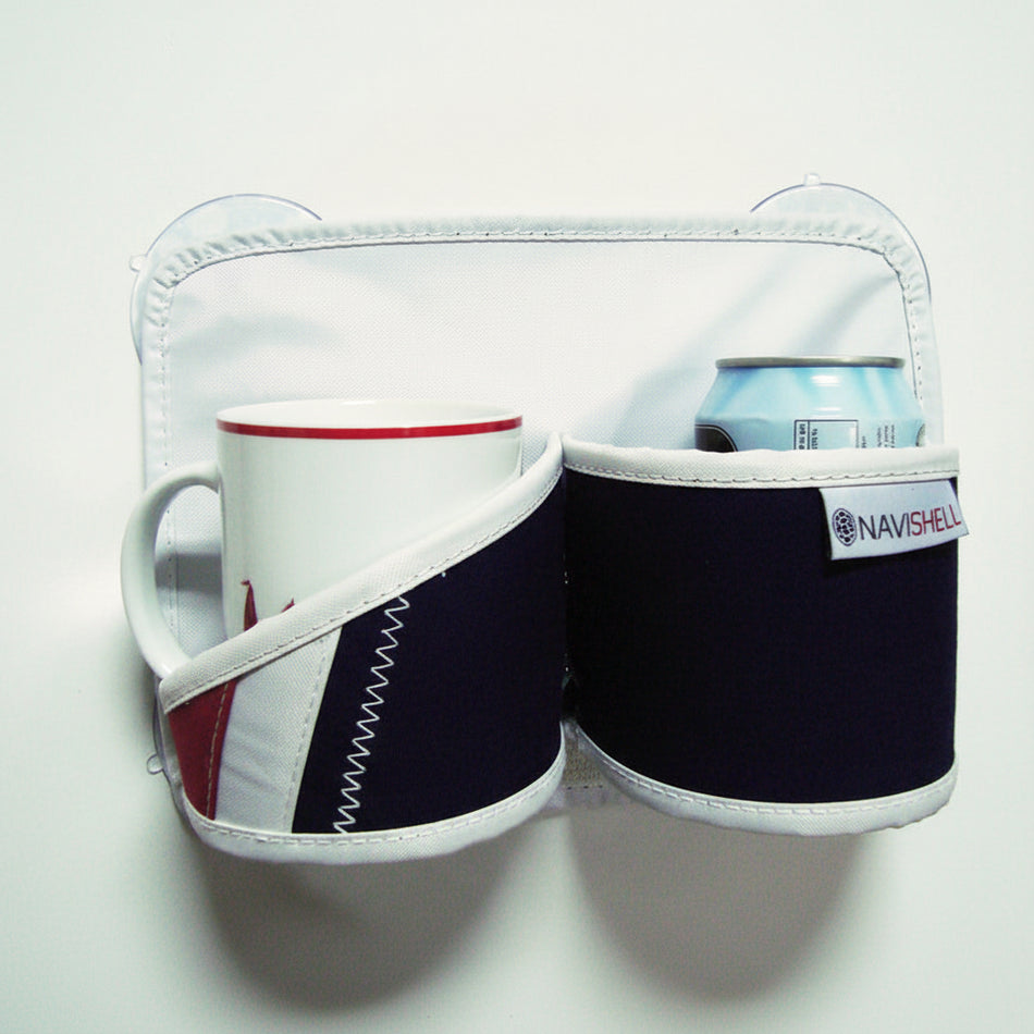 Navishell Dosenhalter NS aus Acryl-Gewebe mit Saugnapf