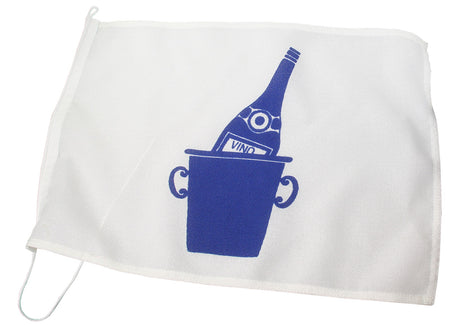 Spassflagge PES 300x450mm Weinglas