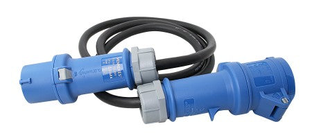 CEE Verlängerungskabel 230V 3-polig 1,5m - H07RN-F 3G 2,5mm² IP44 Typ TWIST