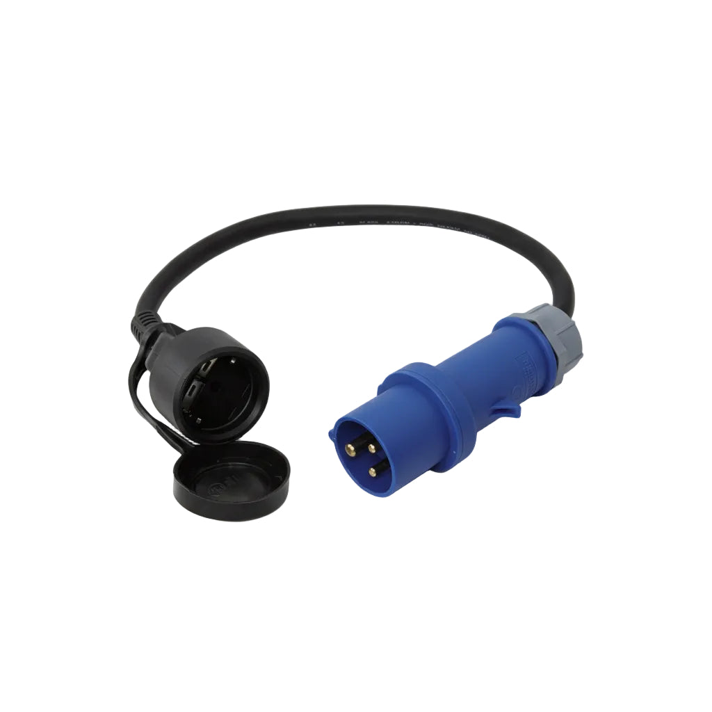 CEE Adapterkabel 230V 16A 1,5m CEE auf Schuko H07RN-F IP44 TWIST