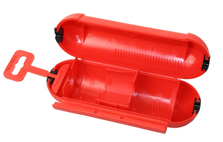 ElektroSafe Schutzbox für Schuko-Steckverbindungen IP44 Rot - Verbindungsbox