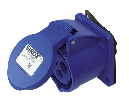 CEE Anbau-Kupplung mit Klappe 230V 3-polig