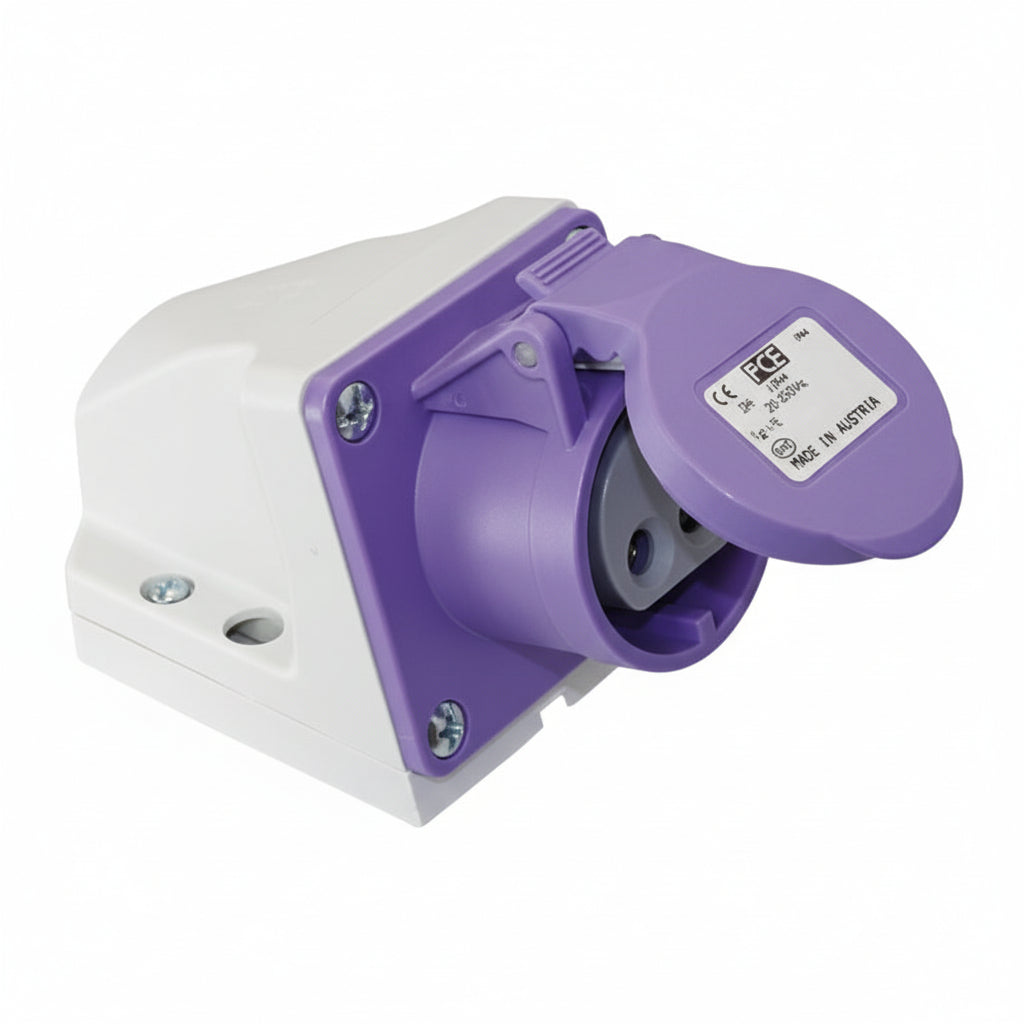 CEE Stecker 24V 32A 2-polig Bordnetz Maritime Elektrik CEE Aufbausteckdose max 24V - 32A