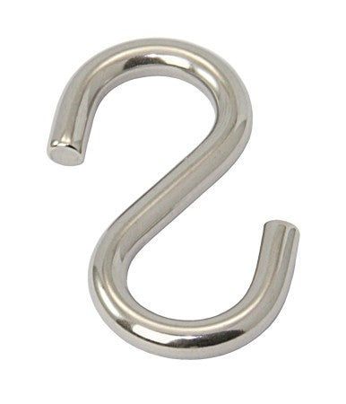 S-Haken symmetrisch - Edelstahl A4 - 2 Größen - 10 Stück