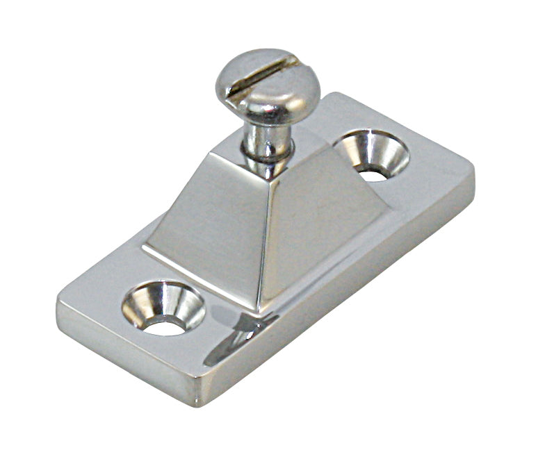 Verdeck-Seitenbefestigung Edelstahl AISI 316 - Schlüsselloch 50x22mm