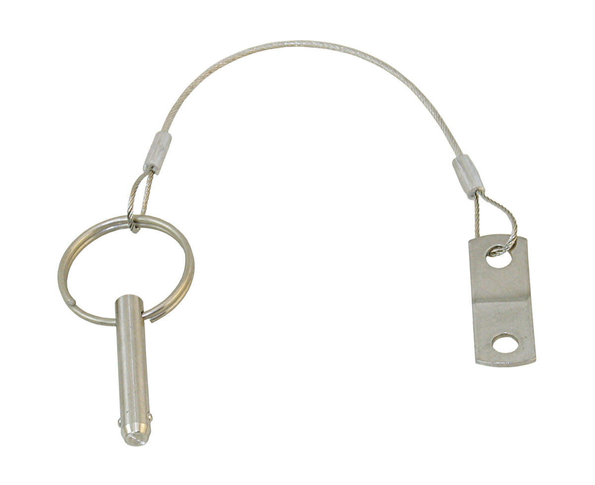 Kugelsperrbolzen & Klappnasenbolzen Edelstahl - Quick Release Pin 6mm Kugelsperrbolzen 38 25 mm Ø 6.35 mm