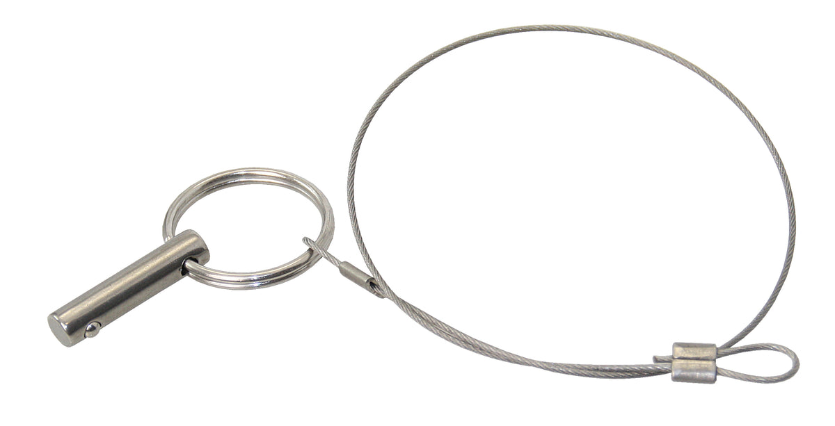 Kugelsperrbolzen & Klappnasenbolzen Edelstahl - Quick Release Pin 6mm Kugelsperrbolzen 25 17 mm Ø 6 mm