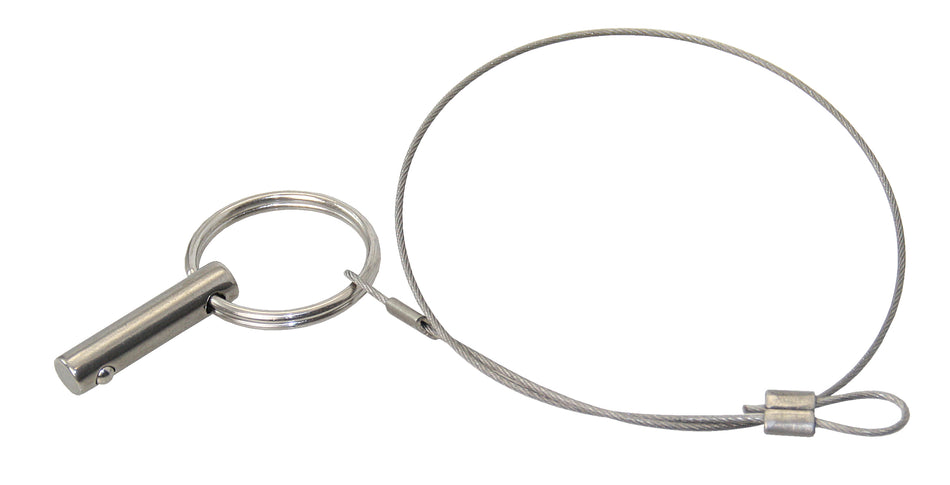 Kugelsperrbolzen & Klappnasenbolzen Edelstahl - Quick Release Pin 6mm Kugelsperrbolzen 25 17 mm Ø 6 mm