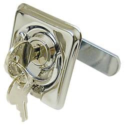 Bodenheber-Drehverschluss, abschließbar, leicht A2 49x55mm