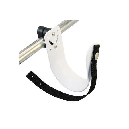 Rettungsring-Halter Relingmontage Alu/Nylon – Ø 25mm – Weiß