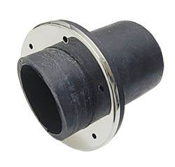 Auspuff-Spiegeldurchführung Gummi/Edelstahl 40-60mm - EK15310 EK15311