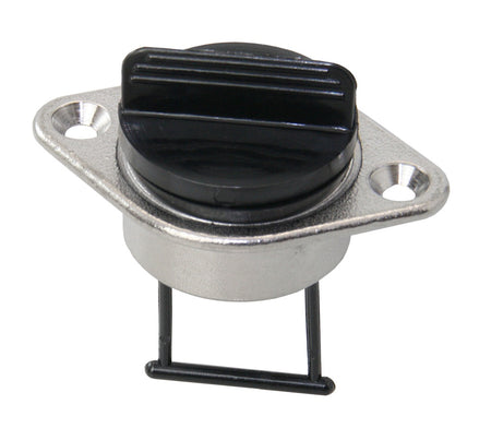 Lenzstopfen mit Schraubverschluss Edelstahl A4/Nylon - 2 Größen