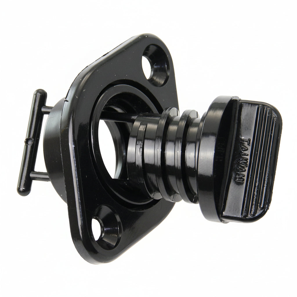 ALLEN Lenzstopfen mit Schraubverschluss Nylon schwarz - iD17mm