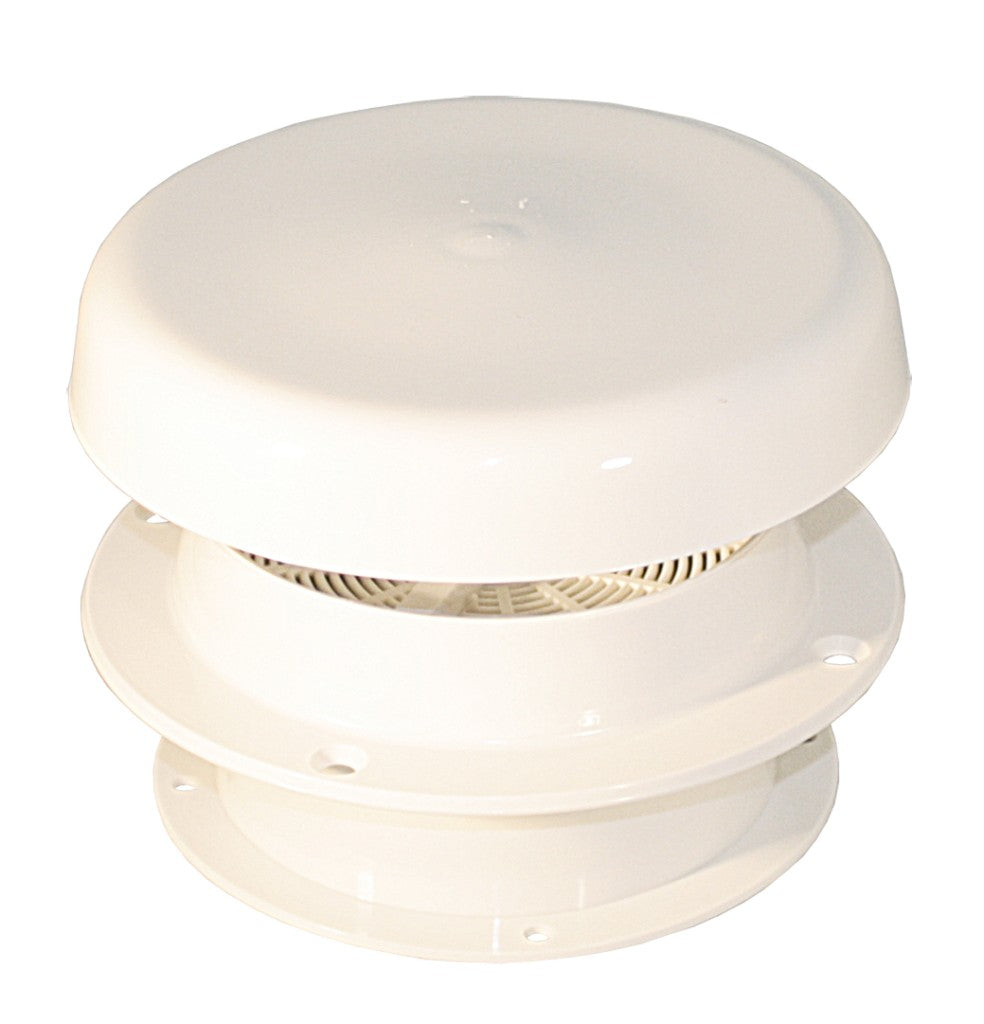 Pilzlüfter Kunststoff weiß 101mm Einbaumaß 146mm Ø