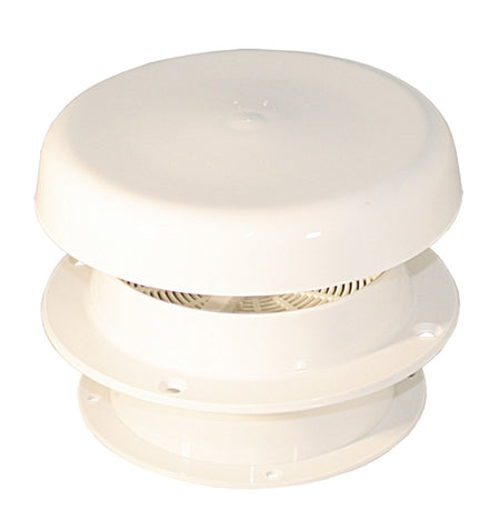 Pilzlüfter Kunststoff weiß 101mm Einbaumaß 146mm Ø