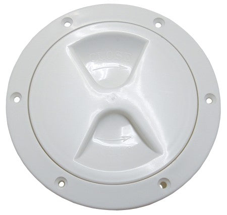 Inspektionsdeckel mit Schraubverschluss - PP weiß/schwarz/transparent 102-203mm