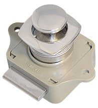 Druckknopfschnäpper Convex Edelstahl poliert für Türen 16-22mm - gewölbt modern