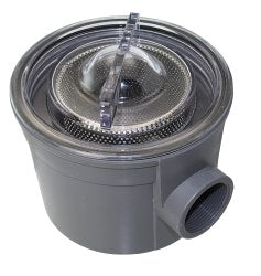 Kühlwasserfilter Universal 170mm mit Edelstahlfilter & Halter 1 1/2"