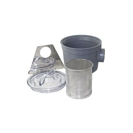 Kühlwasserfilter Universal 170mm mit Edelstahlfilter & Halter 1 1/2"