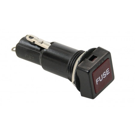 Schaltpaneel mit Sicherungen, horizontal Alu 12V 37A 6-fach Ersatzsicherungshalter