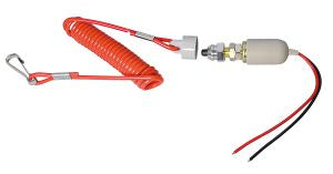 Not-Stop Schalter IGNETO für Batteriezündung 12V 15A mit Spiralkabel