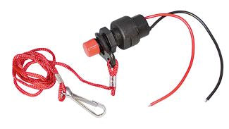 Not-Stop Schalter magnetisch MAGNETO 12V 5A-15A mit Kordel/Spiralkabel Magneto Kordel